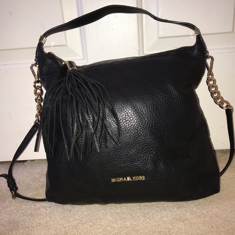 Michael Kors leather Brooklyn bag